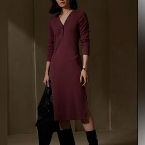 Banana Republic petite Long Sleeve Dress
